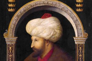 The portrait of Ottoman Sultan Mehmed II, also known as Mehmed the Conqueror by Gentile Bellini, National Gallery, London, U.K. (Shutterstock Photo)