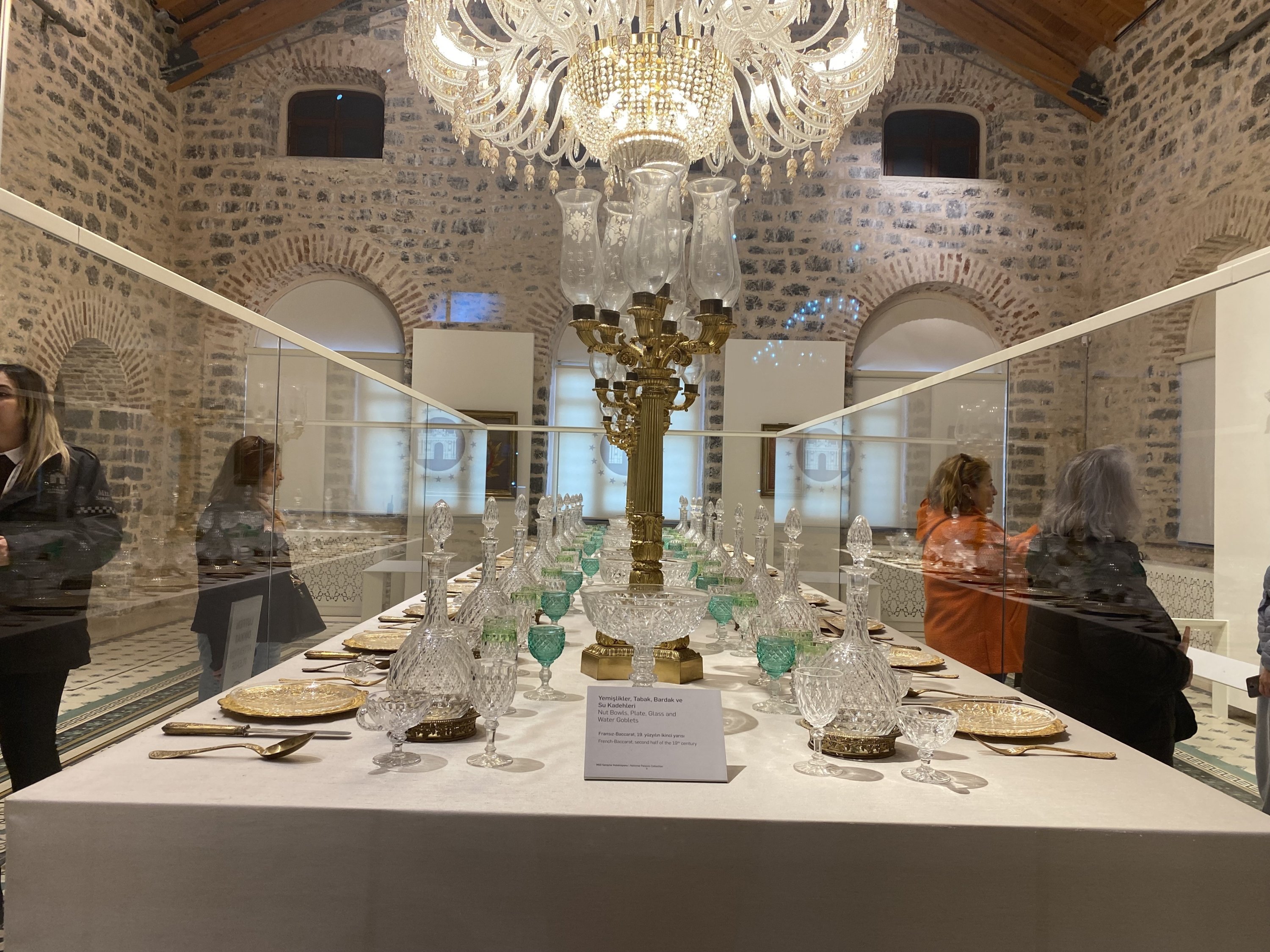 320518 Inside the museum, the most valuable and beautiful glass works belonging to the Directorate of National Palaces are exhibited, Istanbul, Türkiye, March 21, 2024. (IHA Photo)