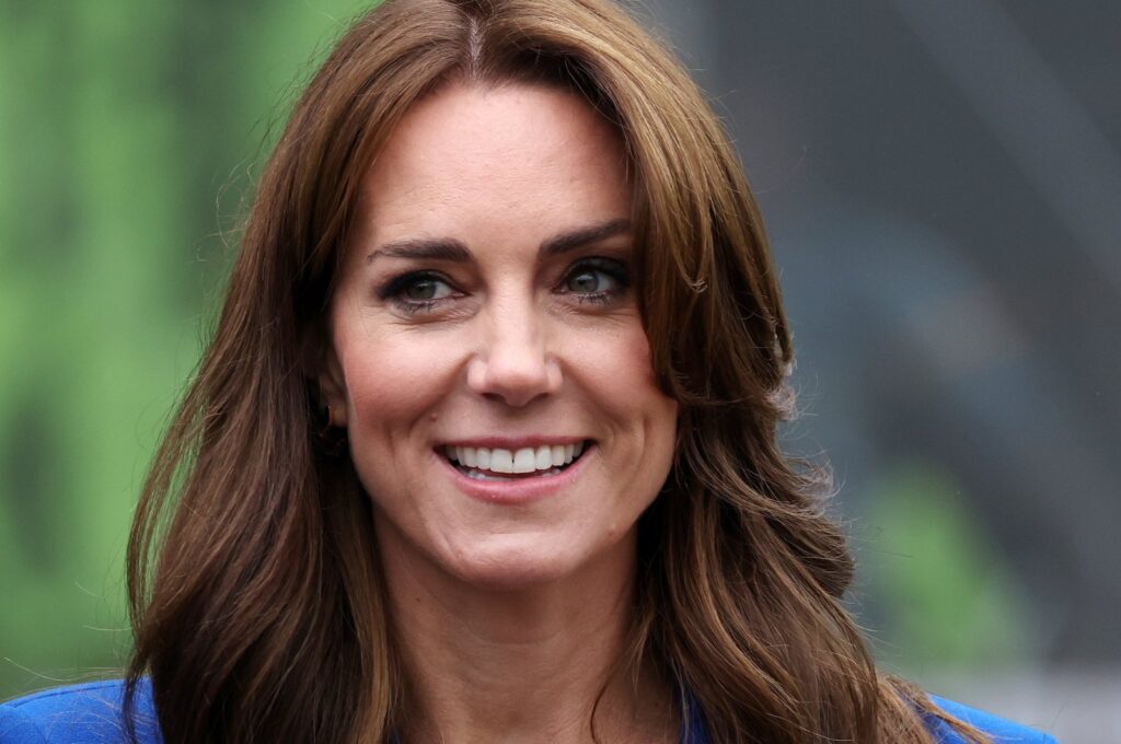 Catherine, Princess of Wales departs a sports centre in Marlow, Buckinghamshire,  Britain, Oct. 12, 2023 (reissued 22 March 2024). (EPA Photo)