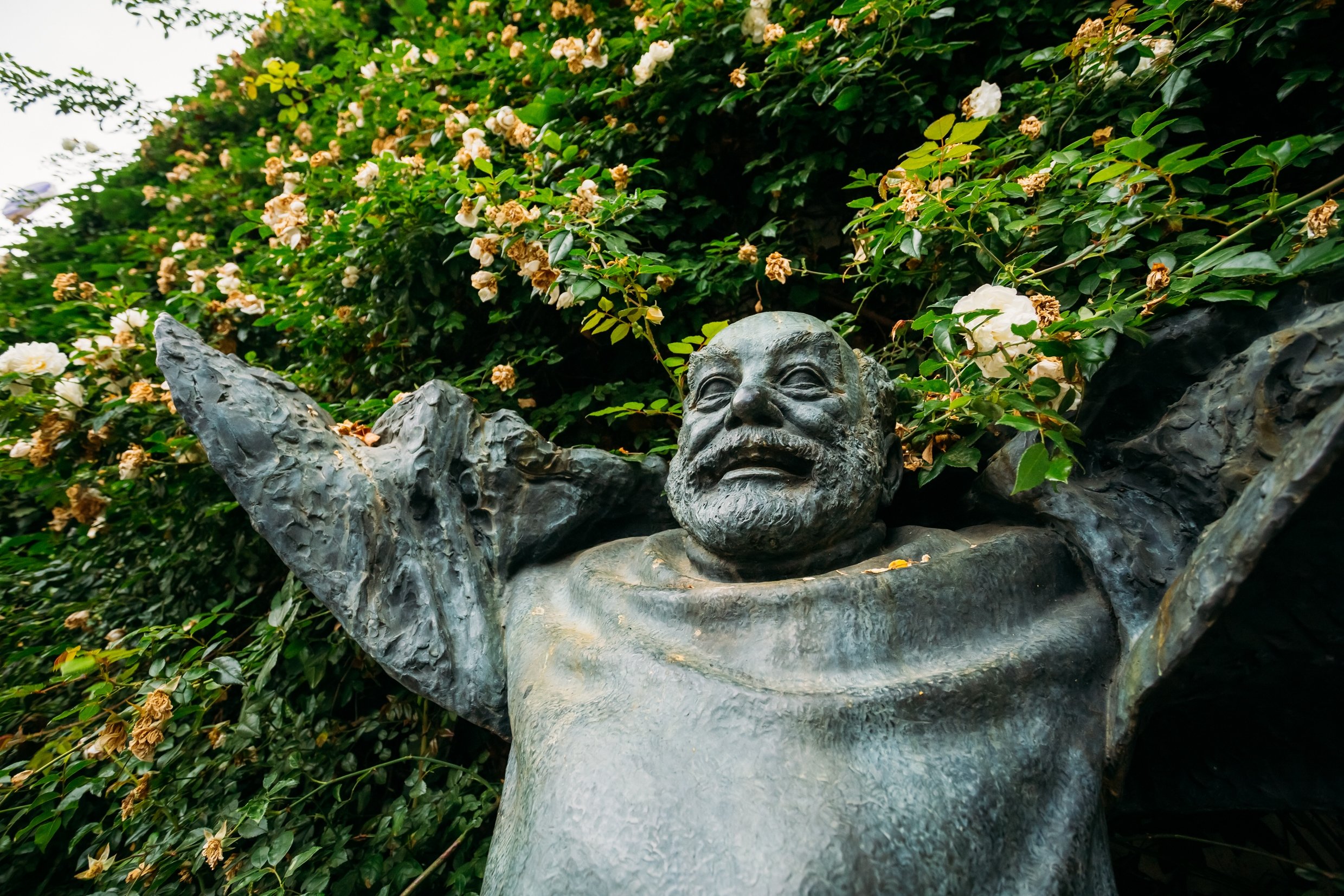 Sergei Parajanov's monument in Tbilisi, Georgia, May 19, 2016. (Shutterstock Photo)