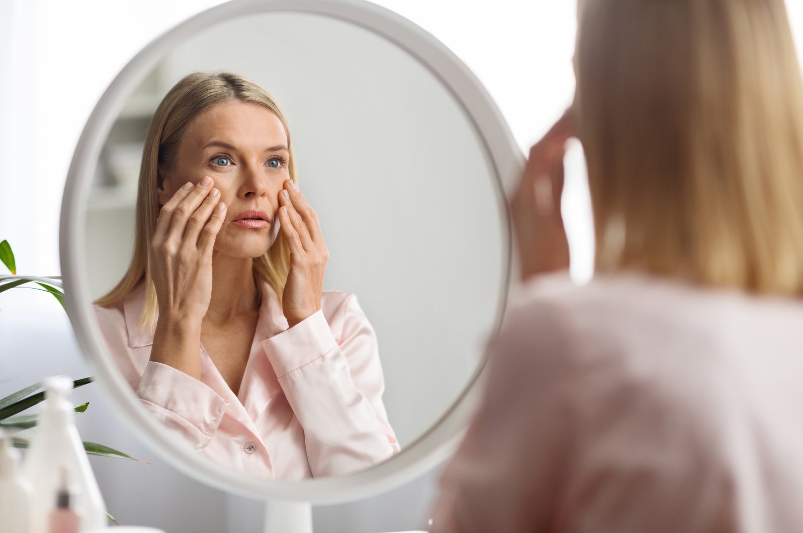 "Our bodies change over time. Smooth skin develops lines along natural faults of expressed emotions, hair loses its color – or falls out completely, eyesight starts to wane, skin that used to be firm goes soft or, even more drastic, body parts that used to be taut start to sag." (Shutterstock Photo)