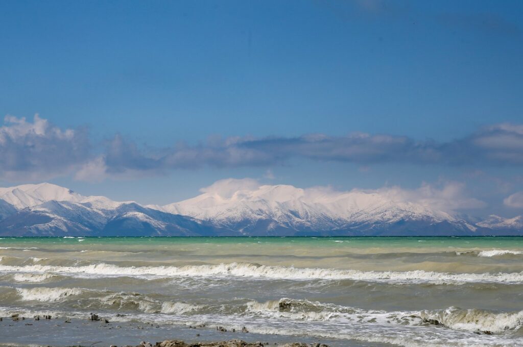 A beautiful view of Lake Van after record rainfall in March, Van, Türkiye, March 26, 2024. (AA Photo)