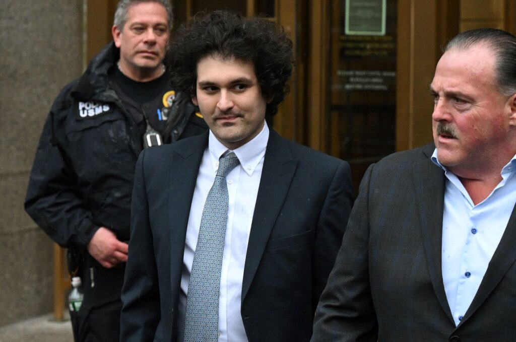 FTX Founder Sam Bankman-Fried leaves the U.S. Federal Court in New York, U.S., Feb. 16, 2023. (AFP File Photo)