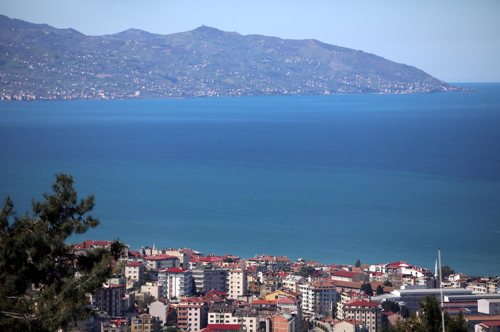 An aerial view of the Black Sea coast, eastern Türkiye. (DHA Photo)