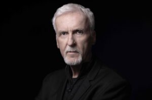 Canadian filmmaker James Cameron poses during a photo session in Paris ahead of the opening of the exhibition entitled "The Art of James Cameron" at the Cinematheque Francaise, France, April 3, 2024. (AFP Photo)