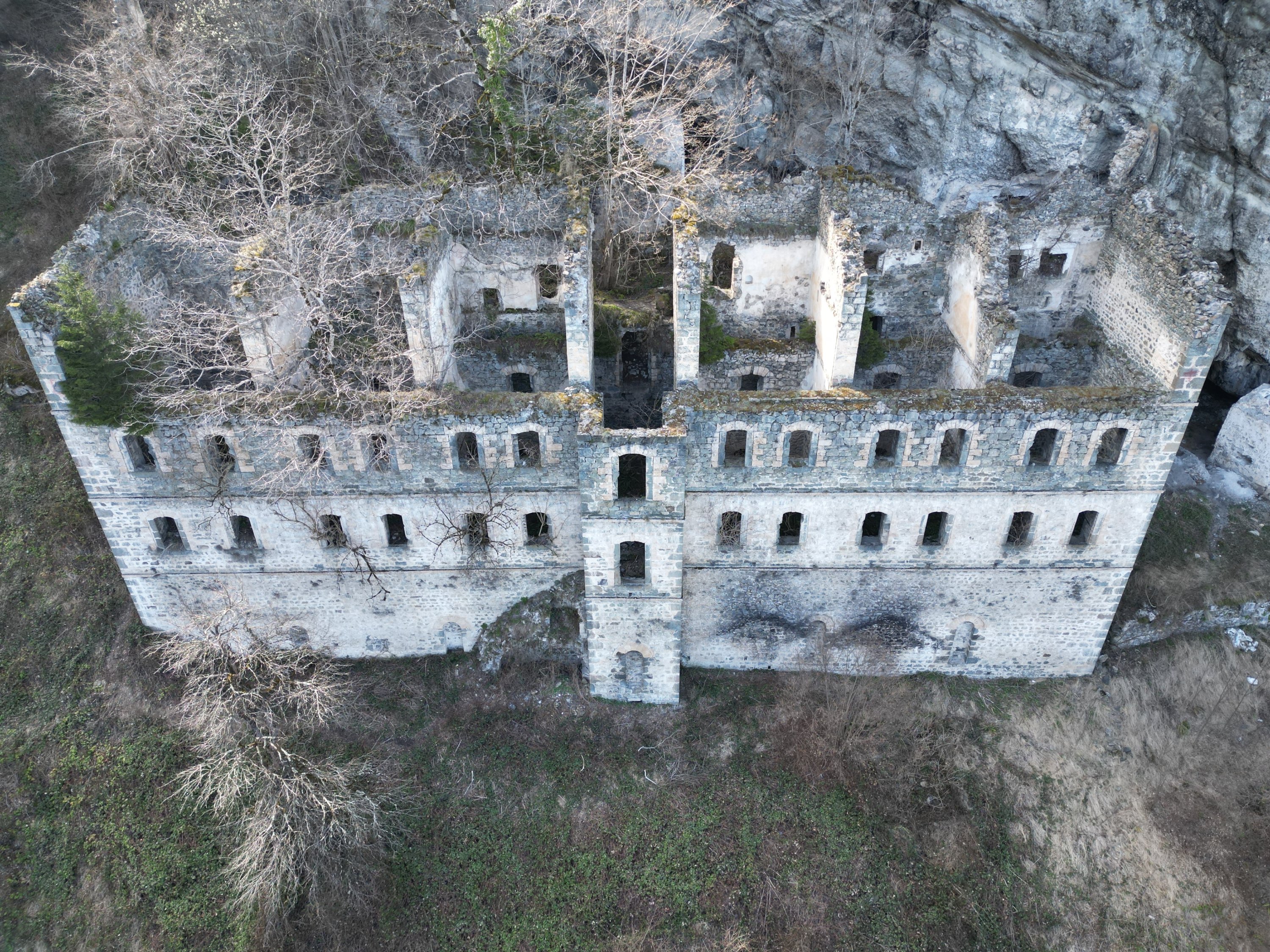 323055 Dating back to between A.D. 270 and 317 and abandoned for centuries, Vazelon Monastery attracts visitors eager to explore its history, Trabzon, Türkiye, March 11, 2024. (AA Photo)