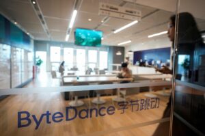 The ByteDance logo is seen at the company's office in Shanghai, China July 4, 2023. (Reuters Photo)