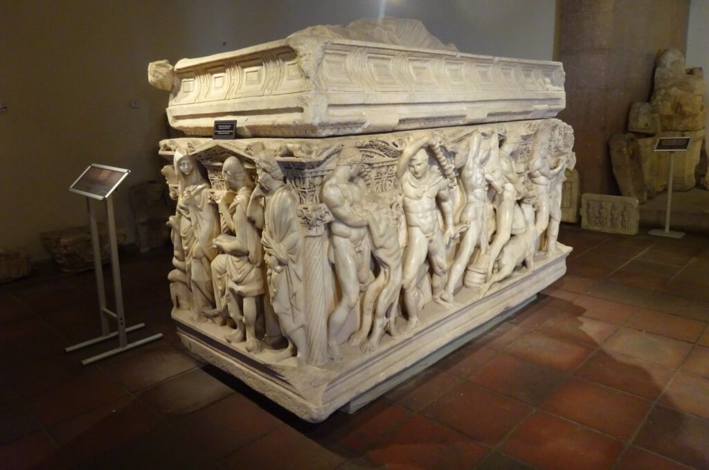 The Perge Hercules Sarcophagus, Konya, Türkiye. (Photo by A. Peter Dore)