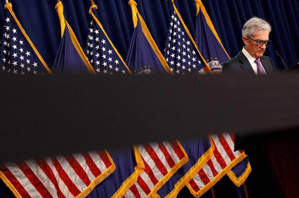 U.S. Federal Reserve Bank Chair Jerome Powell speaks during a news conference at the bank's William McChesney Martin Building, Washington, D.C., U.S., March 20, 2024. (AFP Photo)