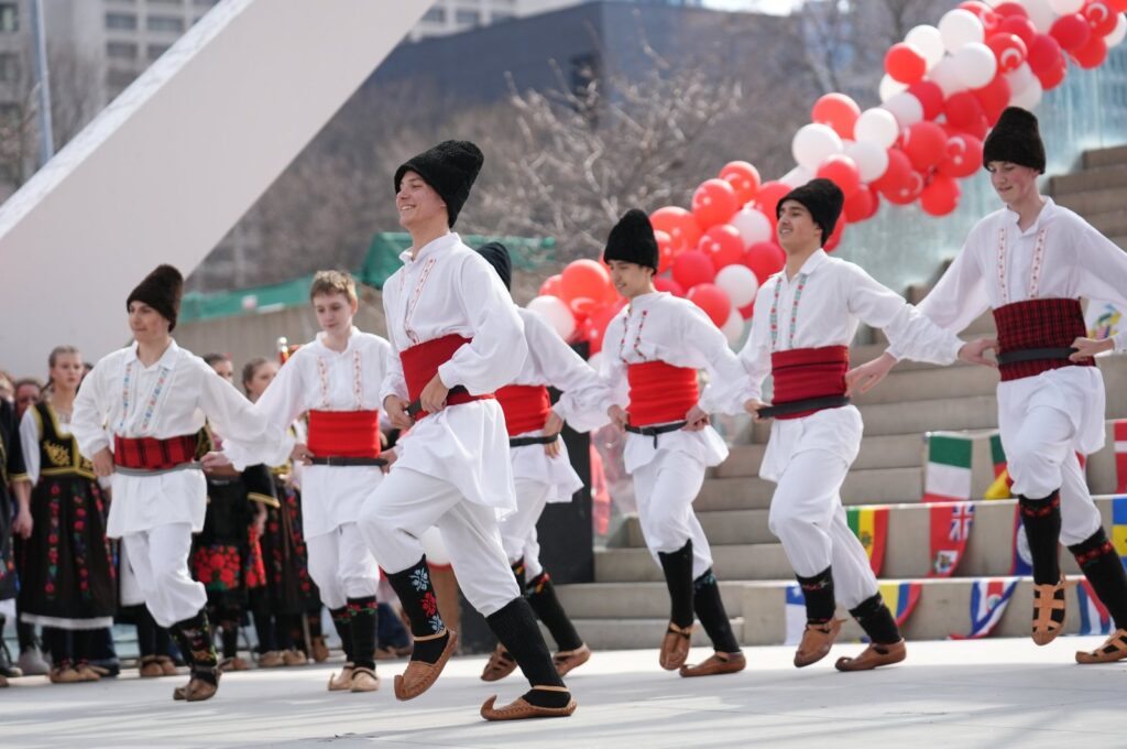 A multicultural dance and art festival held within the scope of April 23 National Sovereignty and Children's Day, with the contributions of the Turkish Canadian Community and the Toronto Municipality, Toronto, Canada, April 14, 2024. (AA Photo)