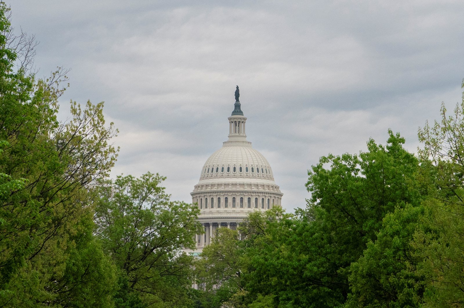 View of the U.S. Capitol before a House of Representatives vote on legislation providing $95 billion in security assistance to Ukraine, Israel and Taiwan, on Capitol Hill in Washington, U.S., April 20, 2024. (Reuters Photo)