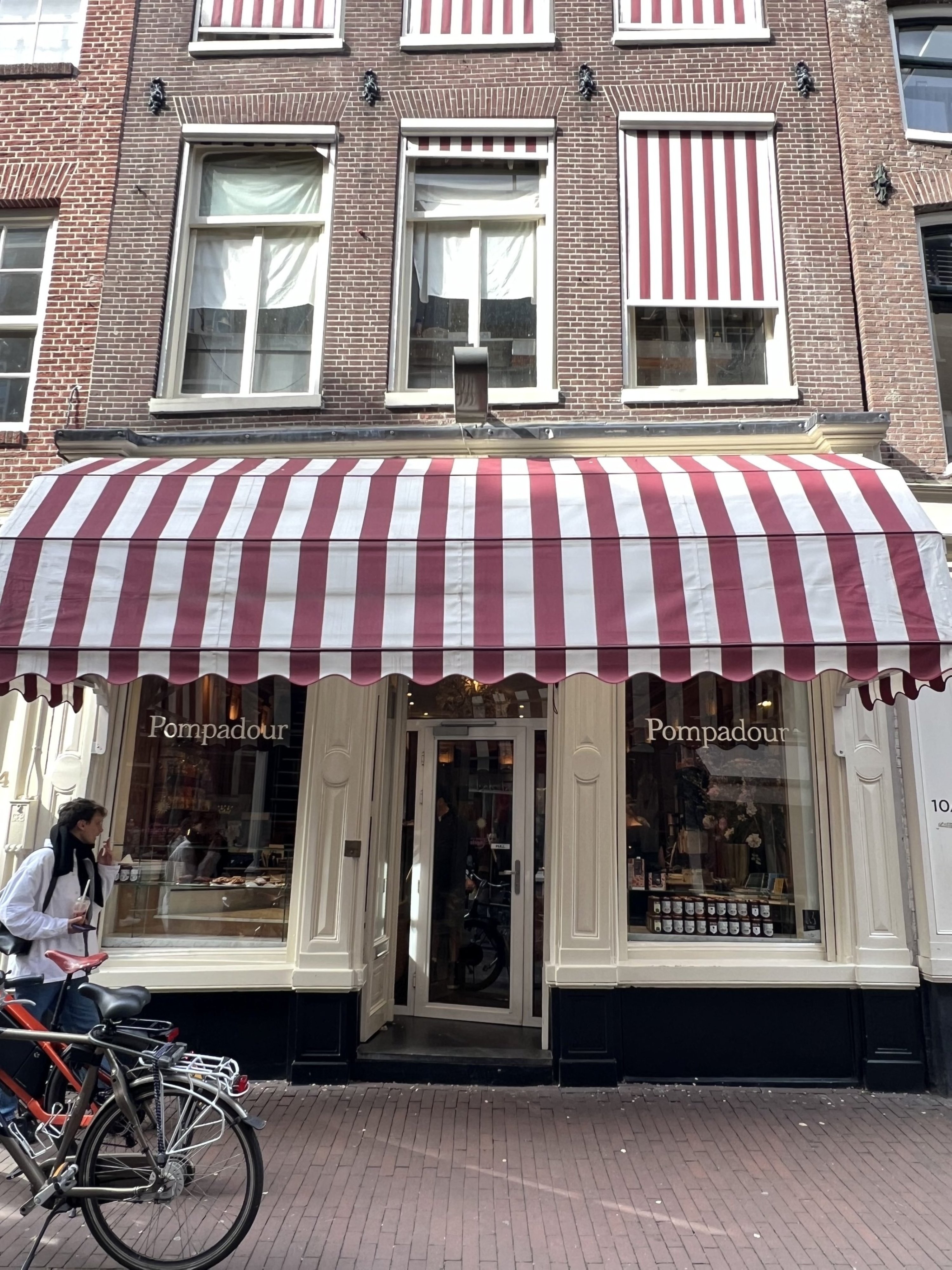 326353 Coffee District is the perfect address for those who want to enjoy delicious coffee alongside freshly baked cookies and desserts, Amsterdam, Netherlands, April 20, 2024. (Photo by Ilker Topdemir)