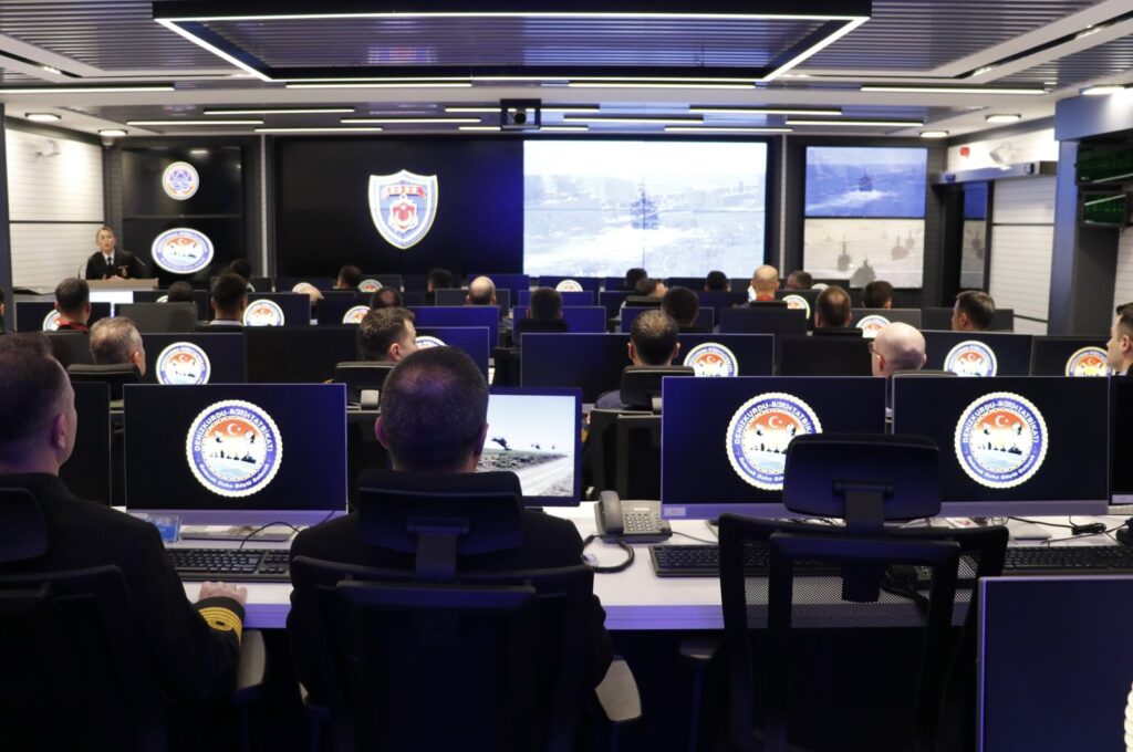 A view of the exercise's control center, Kocaeli, northwestern Türkiye, May 6, 2024. (AA Photo)