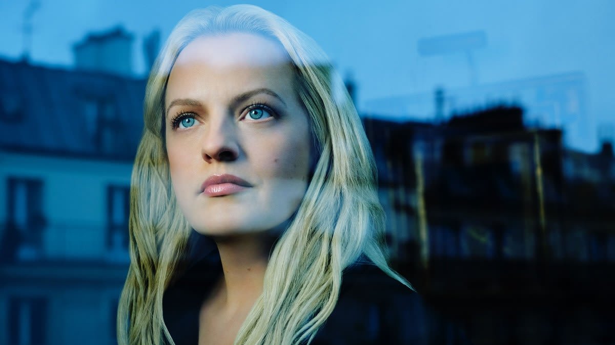 The stillshot shows Emmy award-winning Elisabeth Moss as the agent Imogen Salter in "The Veil."