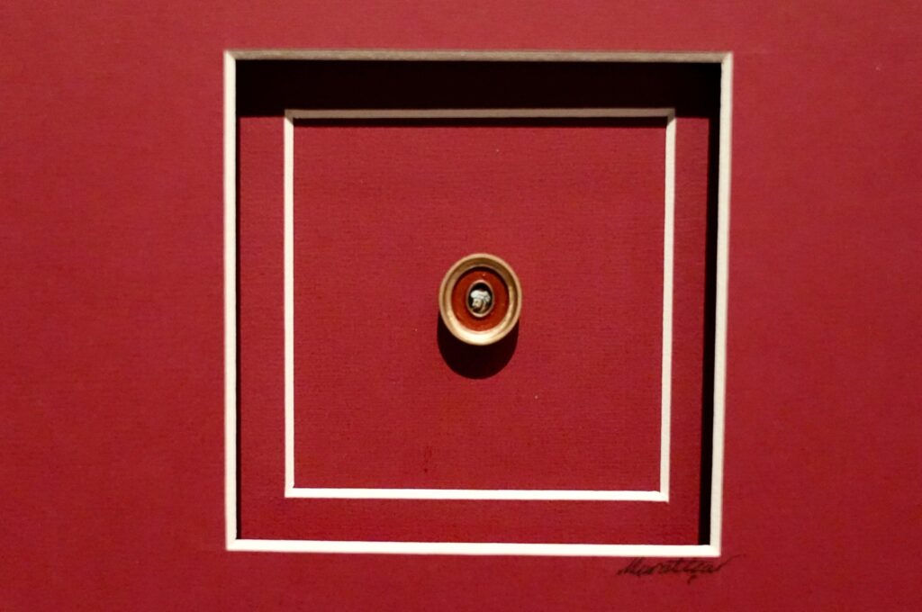 The solo exhibition "Great Rulers, Micro Details" by artist Murat Uçar, who creates works with micro art techniques, has been opened at the Multipurpose Hall of Atatürk Cultural Center (AKM), Istanbul, Türkiye, May 10, 2024. (AA Photo)