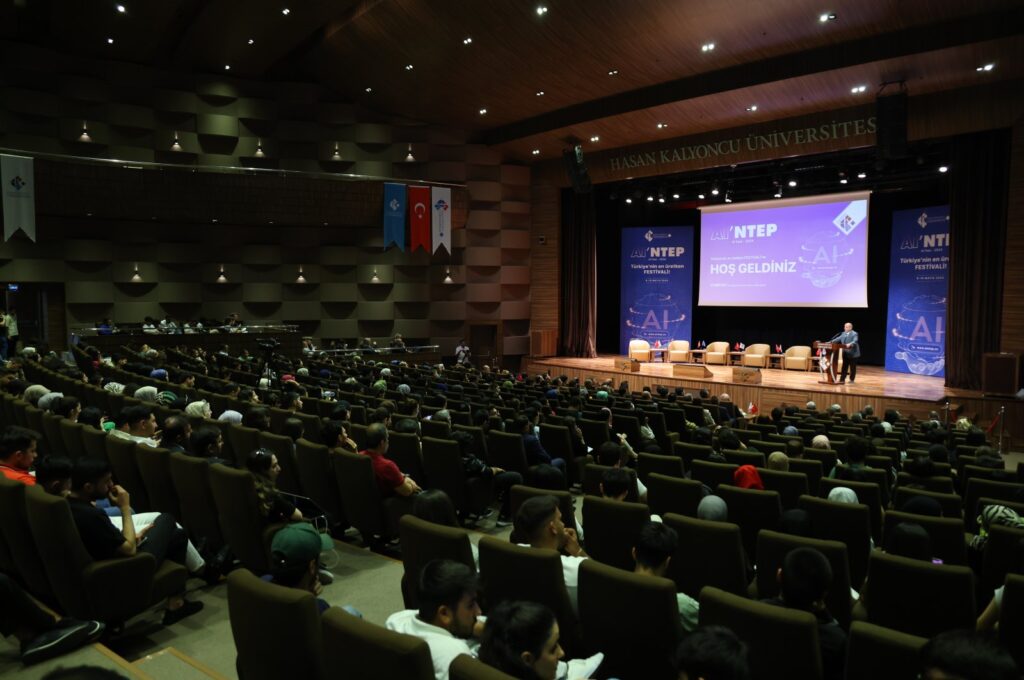 AI'NTEP Artificial Intelligence Festival at Hasan Kalyoncu University (HKÜ), May 10, 2024. (IHA Photo)