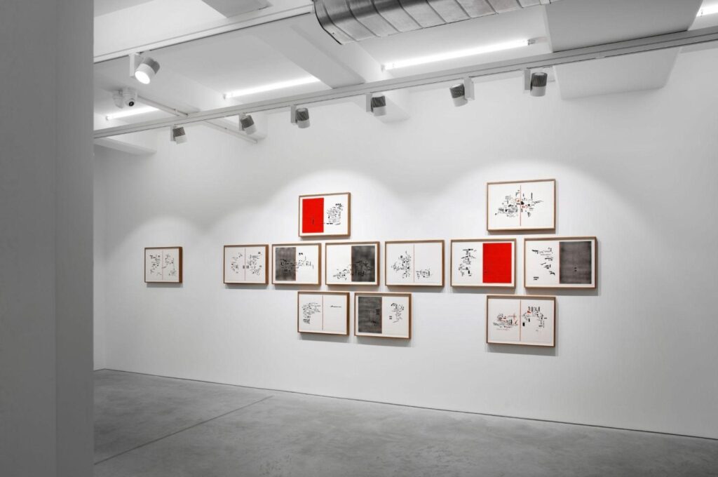 Tuğçe Diri's exhibition, titled "Underneath The Stones: Moment and Archive," is being held at Anna Laudel, Istanbul, Türkiye, May 10, 2024. (Photo Courtesy of Tuğçe Diri)
