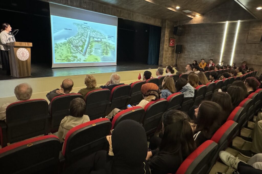People attend a meeting about ancient cities in Tekirdağ, Istanbul, Türkiye, May 23, 2024. (AA Photo)