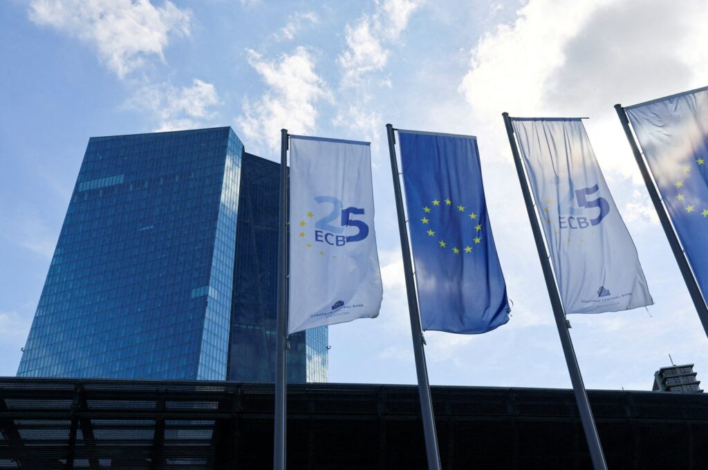 A view shows the European Central Bank (ECB) building on the day of the monthly news conference following the ECB's monetary policy meeting in Frankfurt, Germany, Sept. 14, 2023. (Reuters Photo)