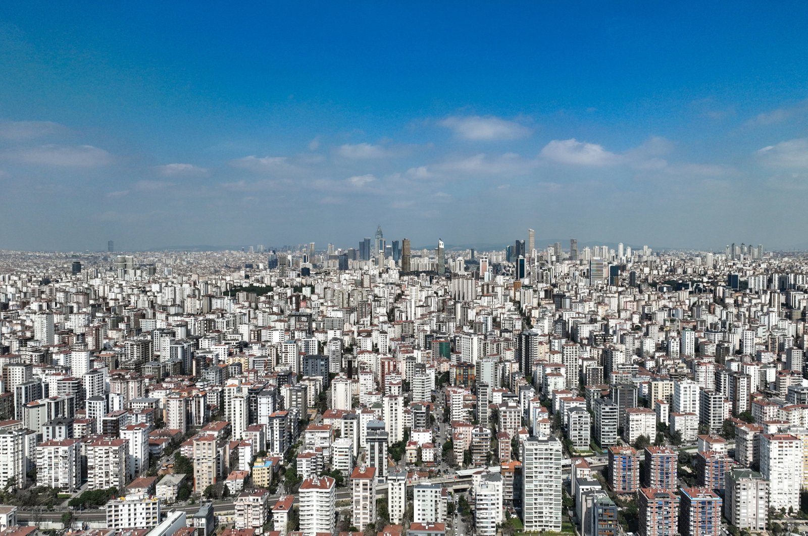 A view of the Kadıköy district, which is at risk in case of earthquake, Istanbul, Türkiye, March 20, 2023. (EPA Photo)