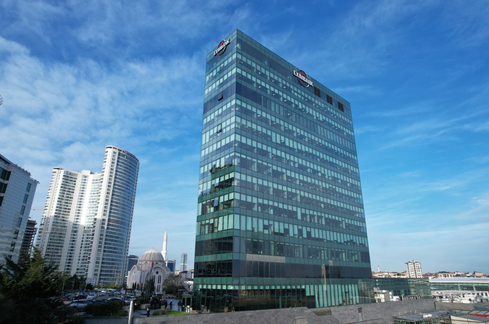 The headquarters of the Türk Eximbank in Istanbul, Türkiye, May 23, 2024. (IHA Photo)