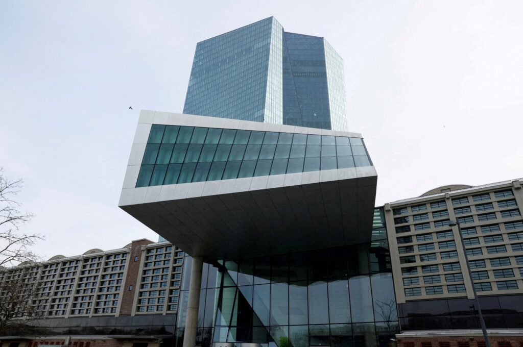 A view of the European Central Bank (ECB) headquarters in Frankfurt, Germany, March 16, 2023. (Reuters Photo)