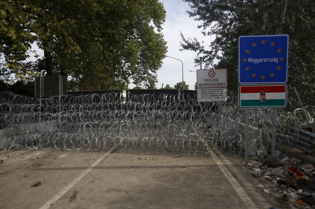 The "Horgos 2" border crossing into Hungary, near Horgos, Serbia, Thursday, Sept. 17, 2015. (AP File Photo)