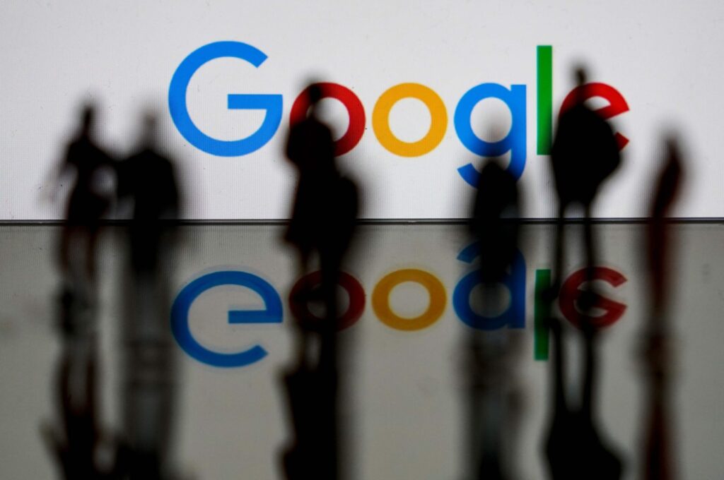 The U.S. multinational technology company Google's logo, Brussels, Belgium, Feb. 14, 2020. (AFP Photo)
