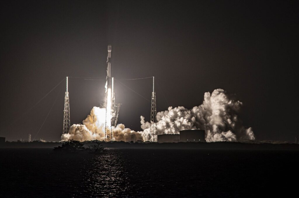 Türkiye's new satellite Türksat 5A, carried by a SpaceX Falcon 9 rocket, launches from Cape Canaveral Space Force Station, in Cape Canaveral, Florida, U.S., Jan. 7, 2020. (Reuters File Photo)
