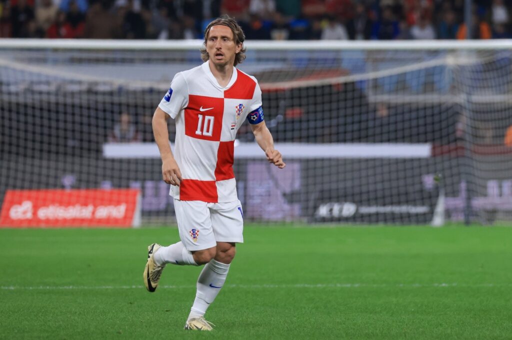 Croatia's Luka Modric during the FIFA Series 2024 Egypt match against Egypt at New Administrative Capital Stadium, Cairo, Egypt, March 26, 2024. (Getty Images Photo)