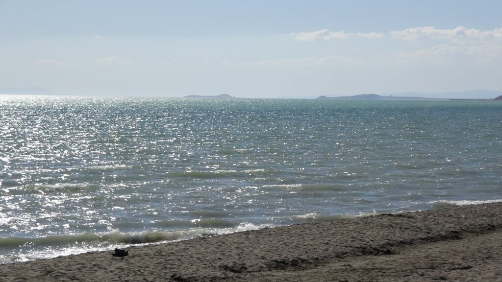 Increased rainfall in 2024 led to a significant improvement in Van Lake's water levels, with a record-breaking 120 millimeters of rainfall in May, Van, Türkiye, June 6, 2024. (IHA Photo)