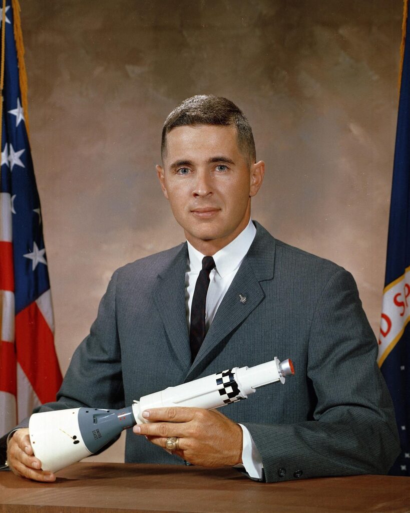 This image obtained on June 7, 2024, shows the official NASA portrait of astronaut William Anders taken Sept. 9, 1967. (Photo Courtesy of NASA)