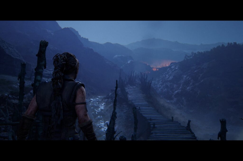 Hellblade 2 impresses above all with its visuals and the realistic animation brings Senua's story to life. (DPA Photo)
