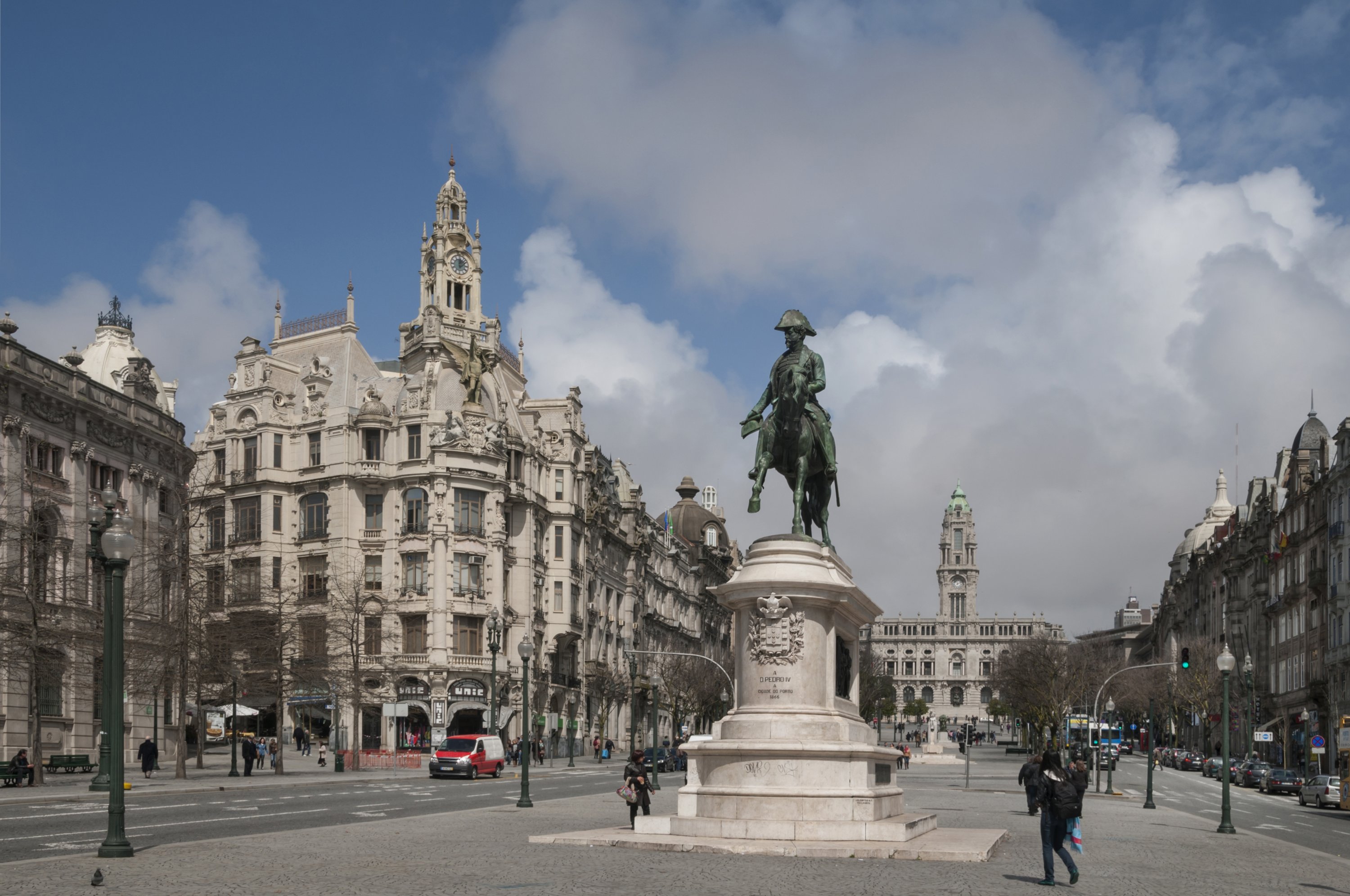 333040 Avenida Dos Aliados is a boulevard that slopes down from the City Hall and is considered the monumental heart of Porto, Portugal, March 30, 2013 (Getty Images)