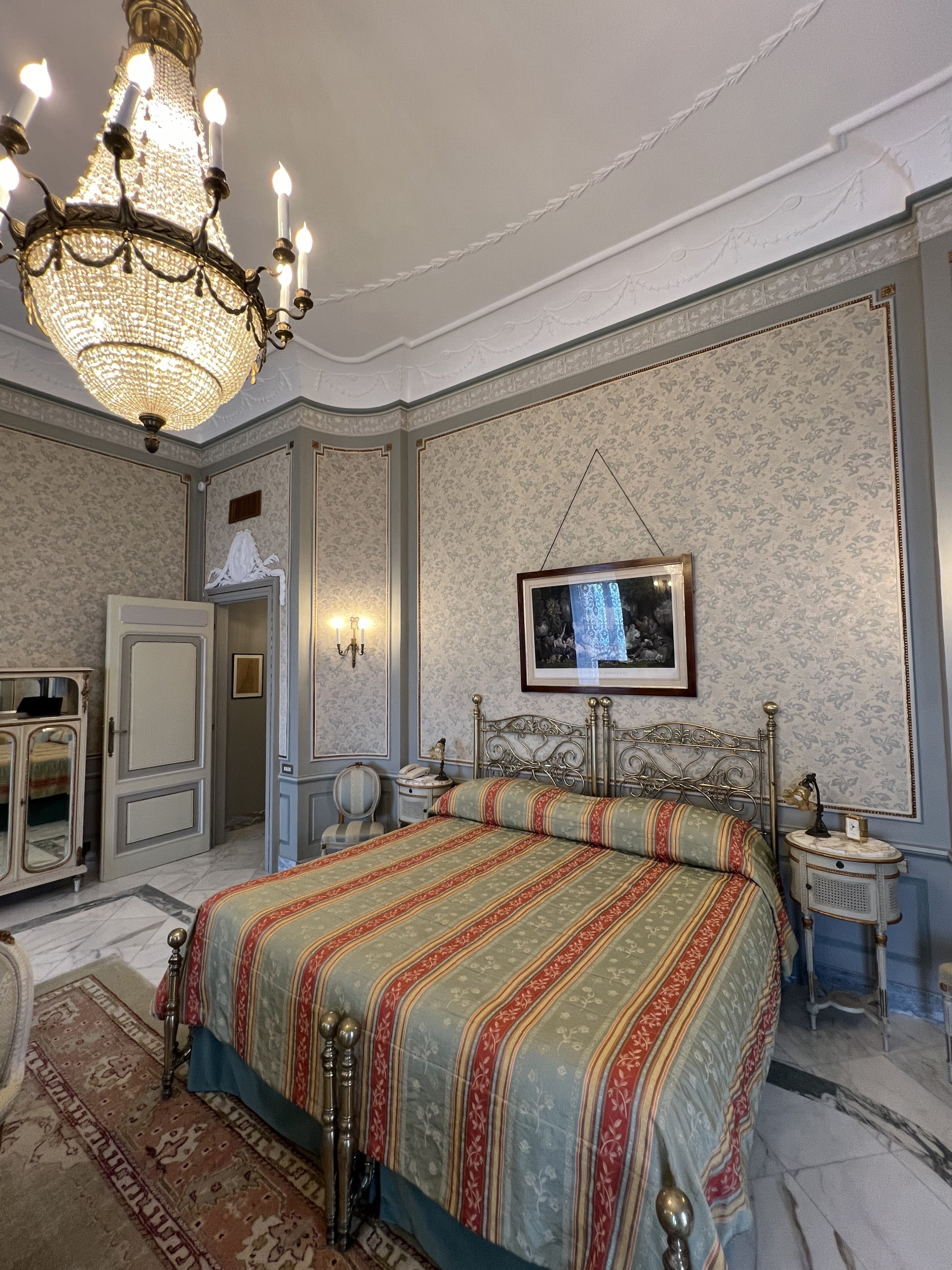 333347 Interior of a suite at Grand Hotel Excelsior Vittoria, Sorrento, Italy, April 29, 2024. (Photo by Ilker Topdemir)