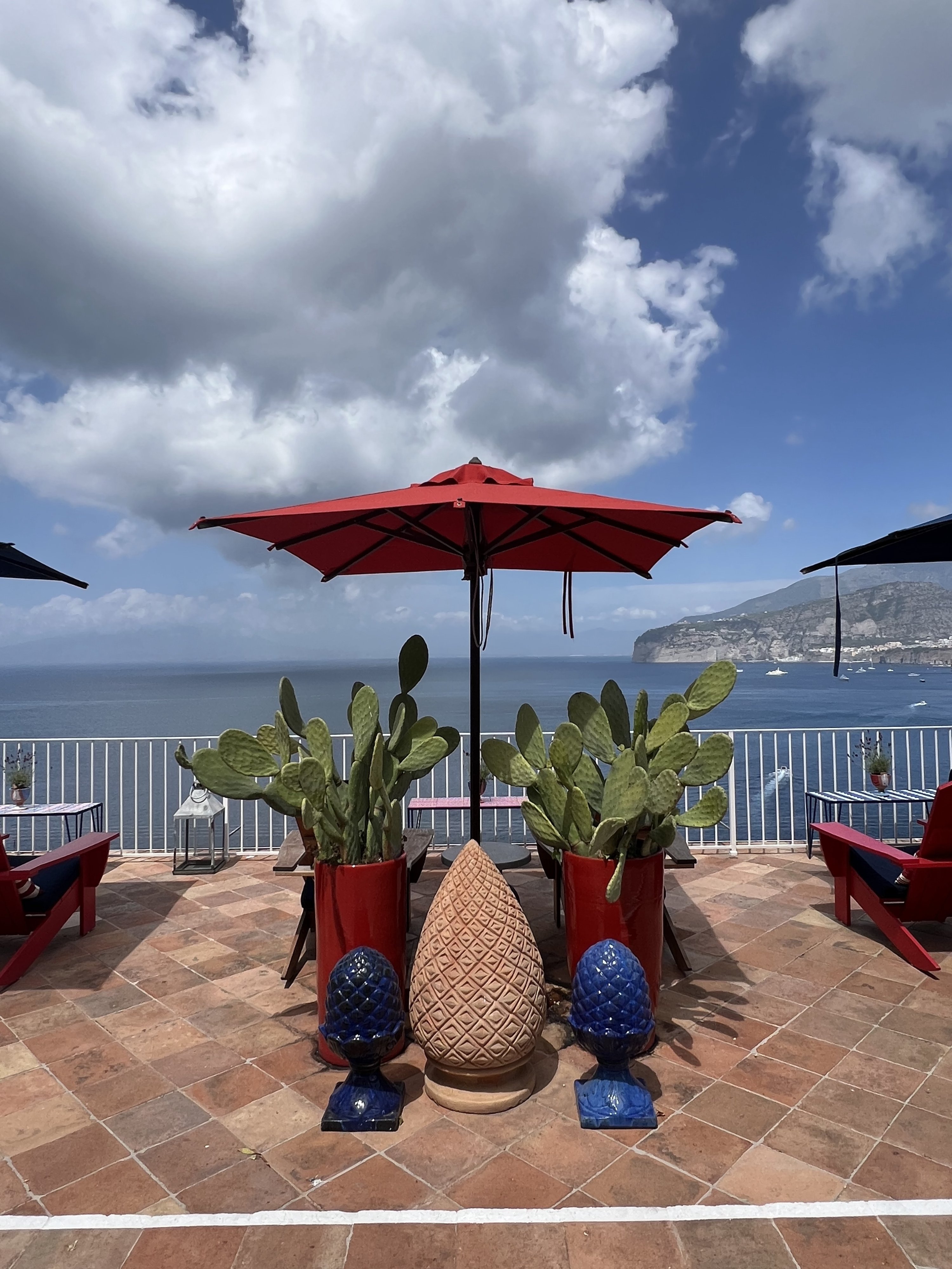 333349 La Minervetta Hotel's unique decor and strategic placement of art pieces add to its charm, Sorrento, Italy, June 10, 2024. (Photo by Ilker Topdemir)
