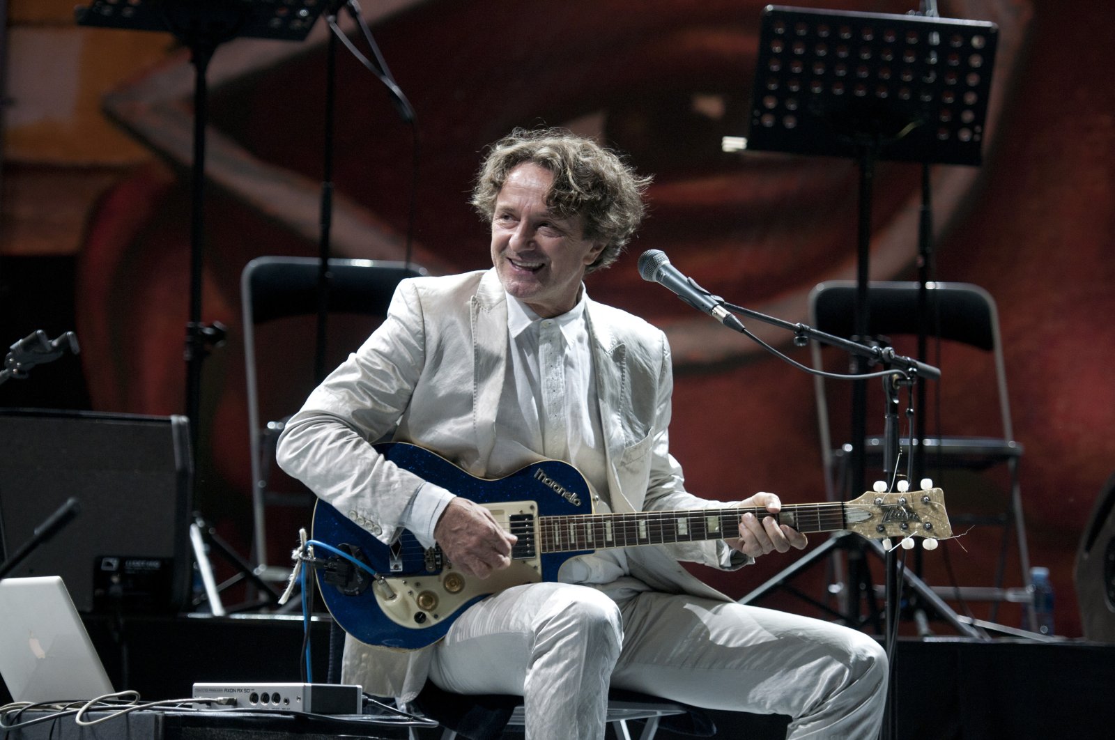 Goran Bregovic performs during the Jazz A Vienne festival, Vienne, France, July 2, 2013. (Getty Images Photo)