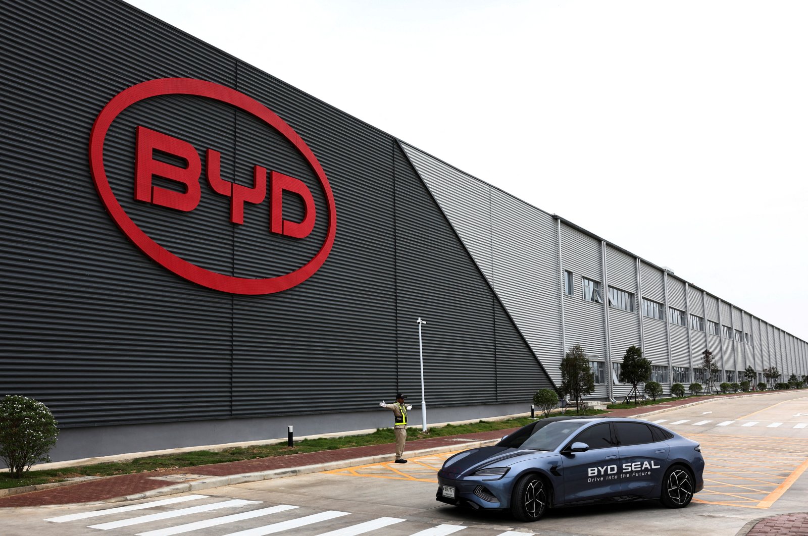 A general view of BYD's first electric vehicle (EV) factory in Southeast Asia, Rayong, Thailand, July 4, 2024. (Reuters Photo)