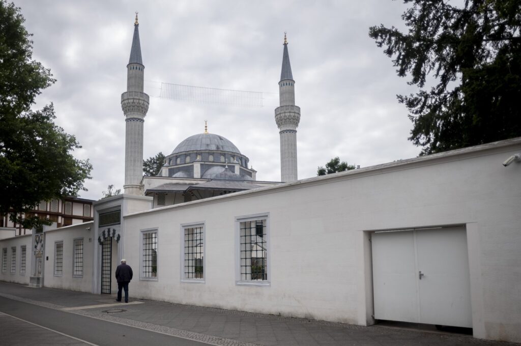 A man enters a mosque run by the DİTİB, Berlin, Germany, June 29, 2023. (AP Photo)