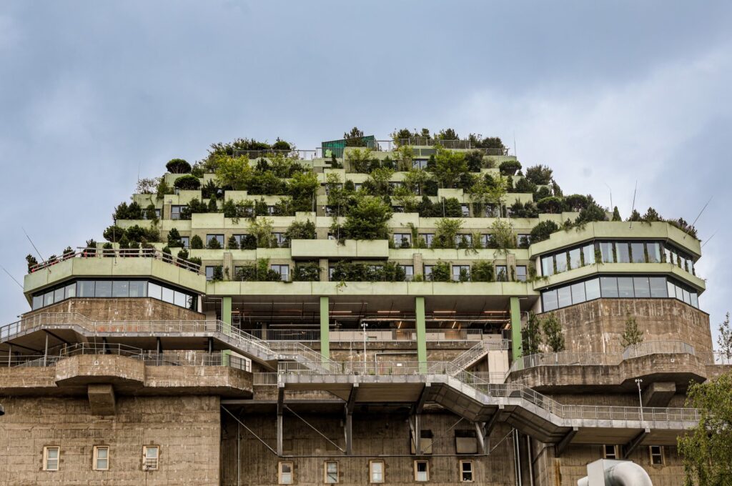 The building now houses an events space, restaurant, bar, cafe and a hotel with 134 rooms, the Hotel Reverb, run by Hard Rock, Hamburg, Germany, July 2, 2024. (dpa Photo)