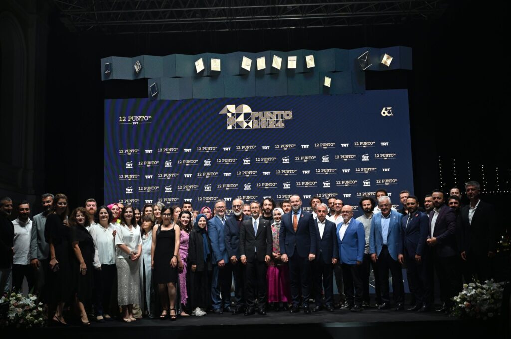"TRT 12 Punto," organized by TRT for the sixth time this year to breathe new life into the cinema industry, concluded with an awards ceremony, Istanbul, Türkiye, July 15, 2024. (AA Photo)
