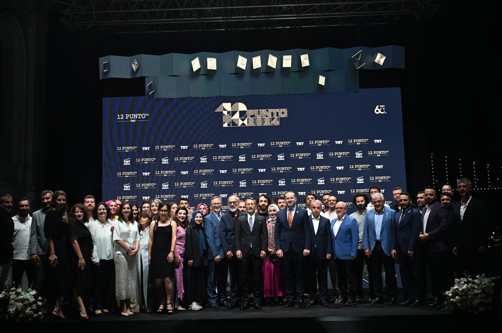 "TRT 12 Punto," organized by TRT for the sixth time this year to breathe new life into the cinema industry, concluded with an awards ceremony, Istanbul, Türkiye, July 15, 2024. (AA Photo)