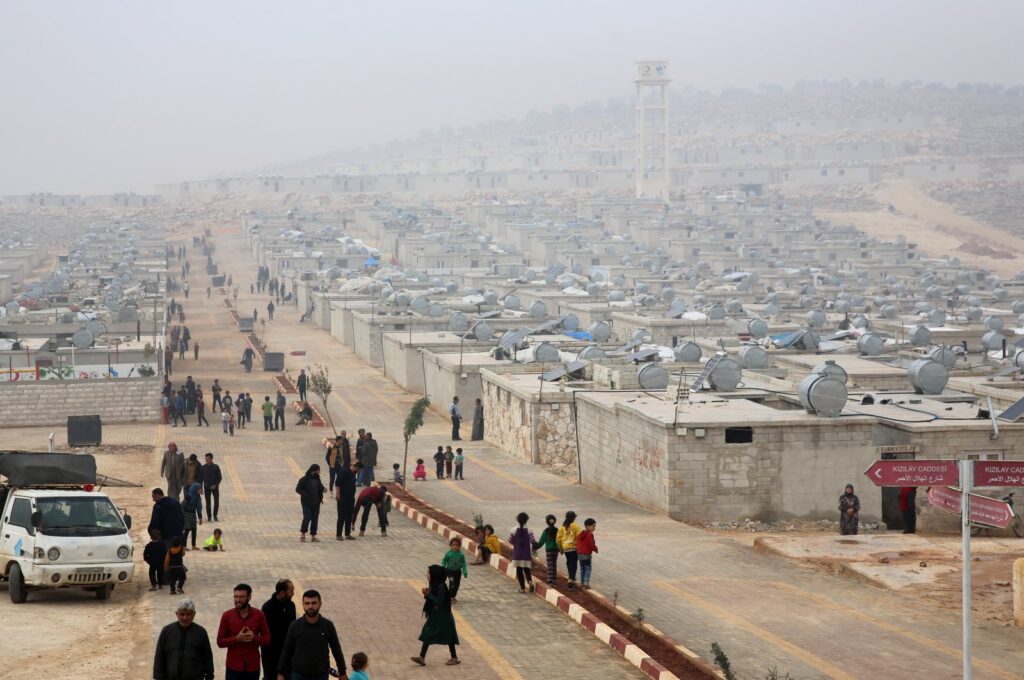 A general view of a houses built by Turkish Red Crescent (Kızılay) in Idlib, Syria, Nov. 30, 2021. (Sabah Photo)