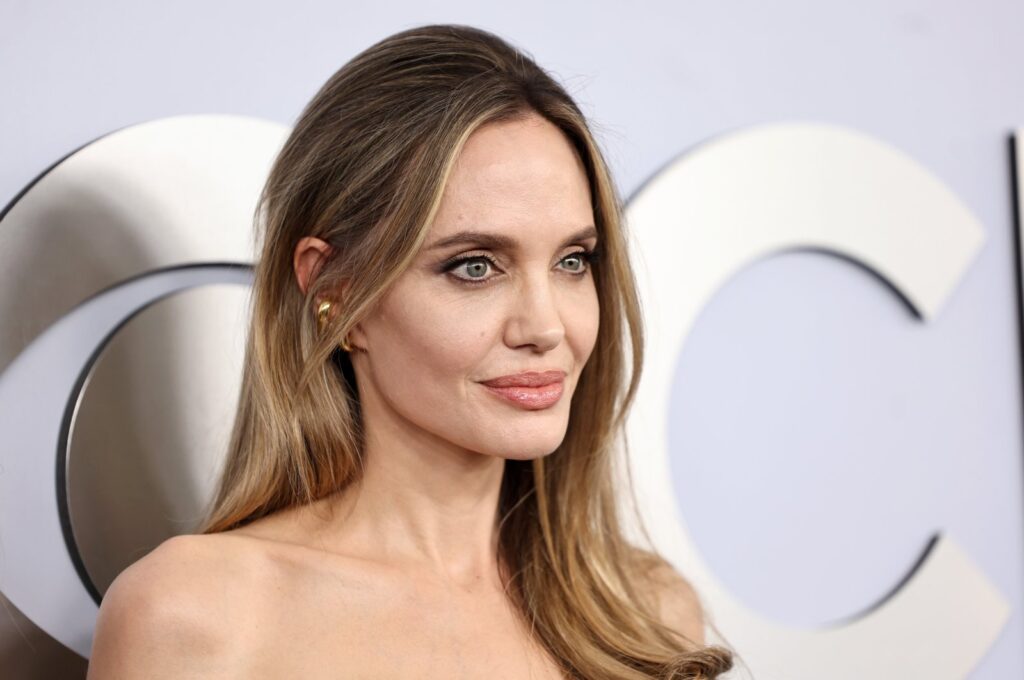 Angelina Jolie attends the 77th Annual Tony Awards at David H. Koch Theater at Lincoln Center in New York City, U.S., June 16, 2024. (Getty Images)