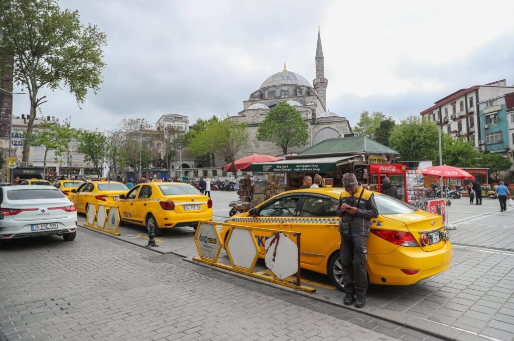 Istanbul will add 2,500 new taxis to its fleet, aimed at enhancing the city's transportation services, Istanbul, Türkiye, May 5, 2023. (Getty Images Photo)