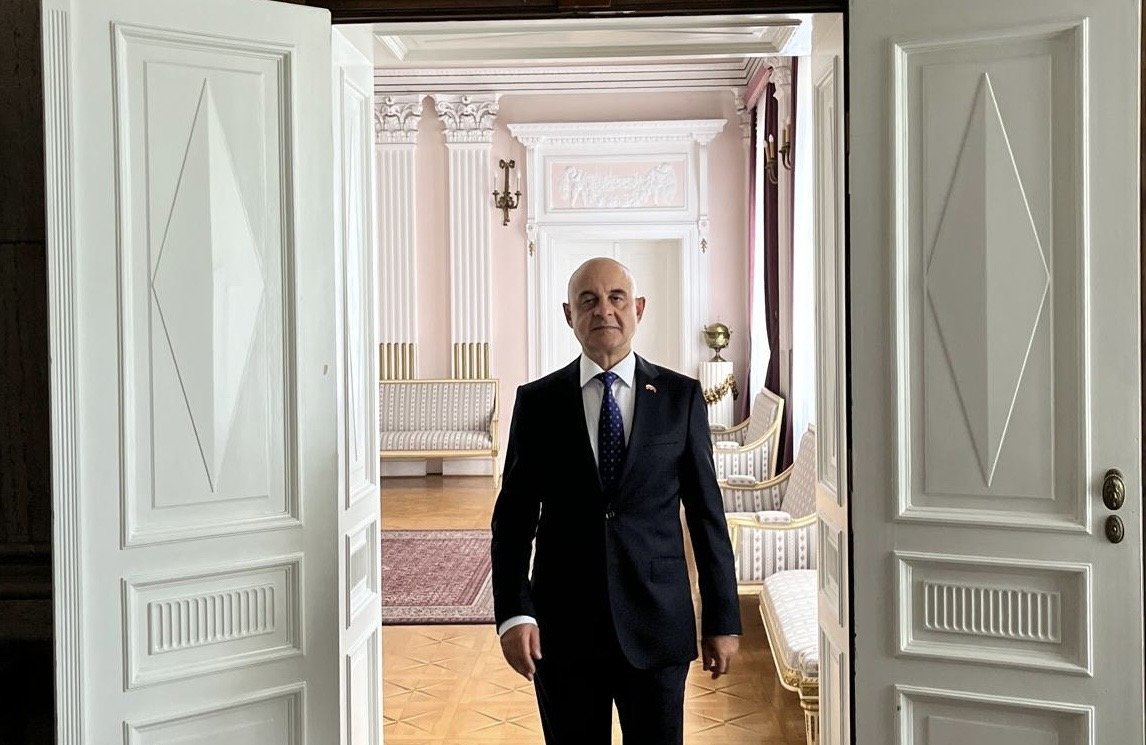 Poland’s Ambassador to Türkiye Maciej Przemyslaw Lang is seen at the embassy, Ankara, Türkiye (Courtesy of the embassy)