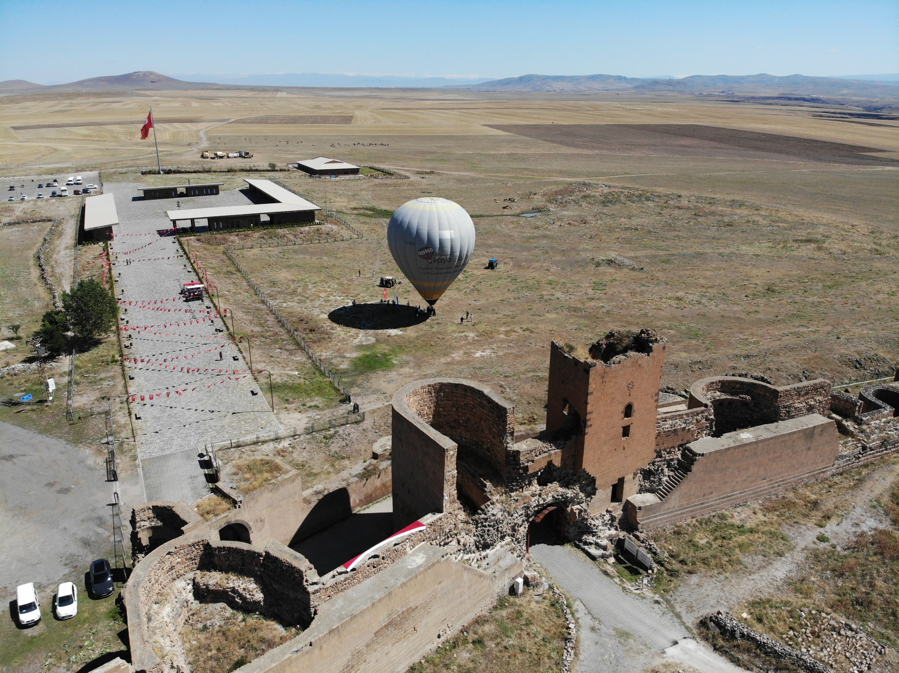 344454 Ani Archaeological Site is one of the country’s most significant tourism centers and is listed on the UNESCO World Heritage List, Kars, Türkiye, Aug. 17, 2024. (IHA Photo)