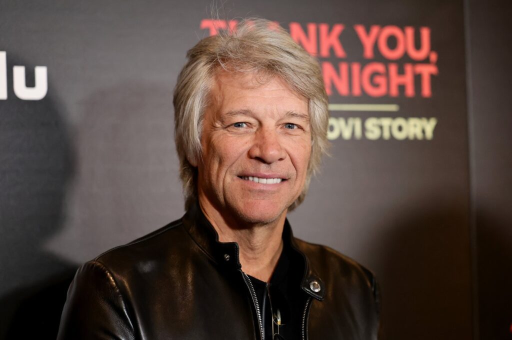 Jon Bon Jovi attends the "Thank You Goodnight: The Bon Jovi Story" special screening in New York City, U.S.,  April 25, 2024. (Getty Images)