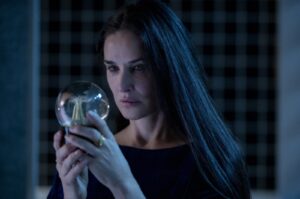 This image released by Mubi shows Demi Moore in a scene from "The Substance." (AP Photo)