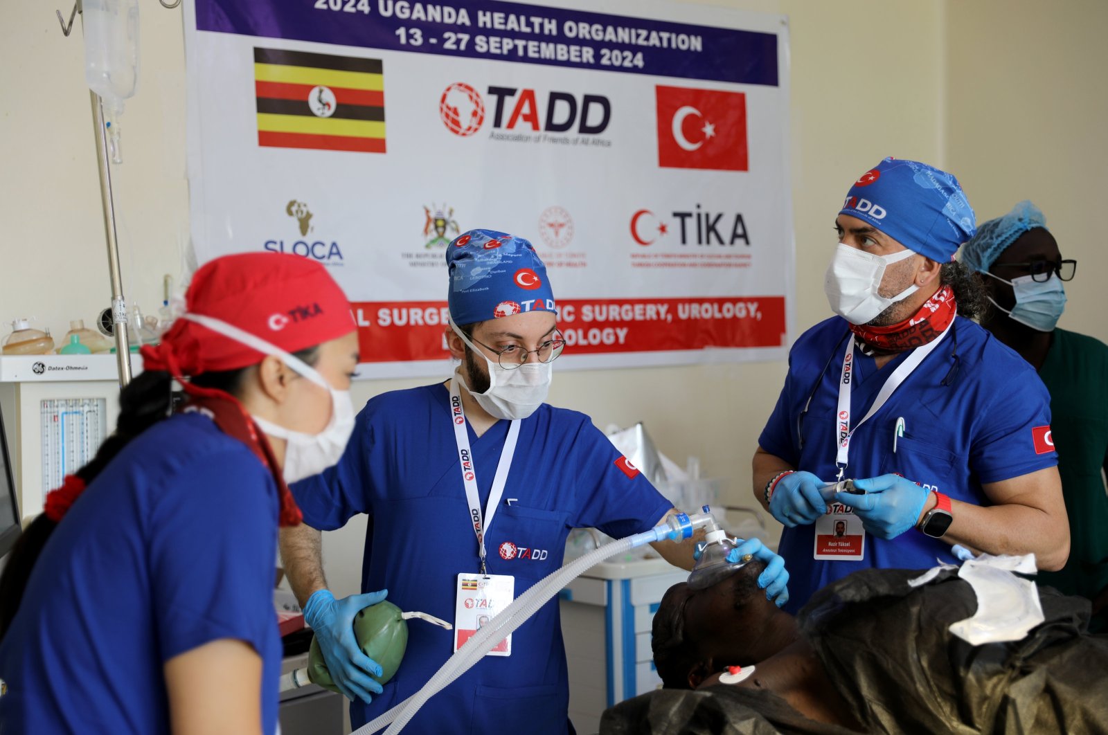 Turkish health team works in the Jinja State Hospital, Jinja, Uganda, Sept. 17, 2024. (AA Photo)